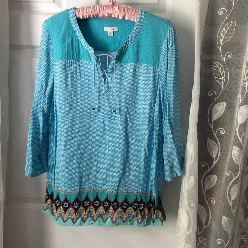J.Jill women blouse top, size small p